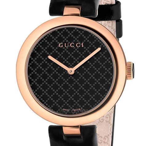 gucci rose gold plated watch|ladies Gucci diamantissima watch.